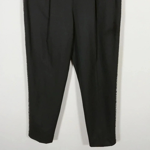 ROBERT RODRIGUEZ | BLACK CONTRAST PLEATED TROUSER - Picture 4 of 12
